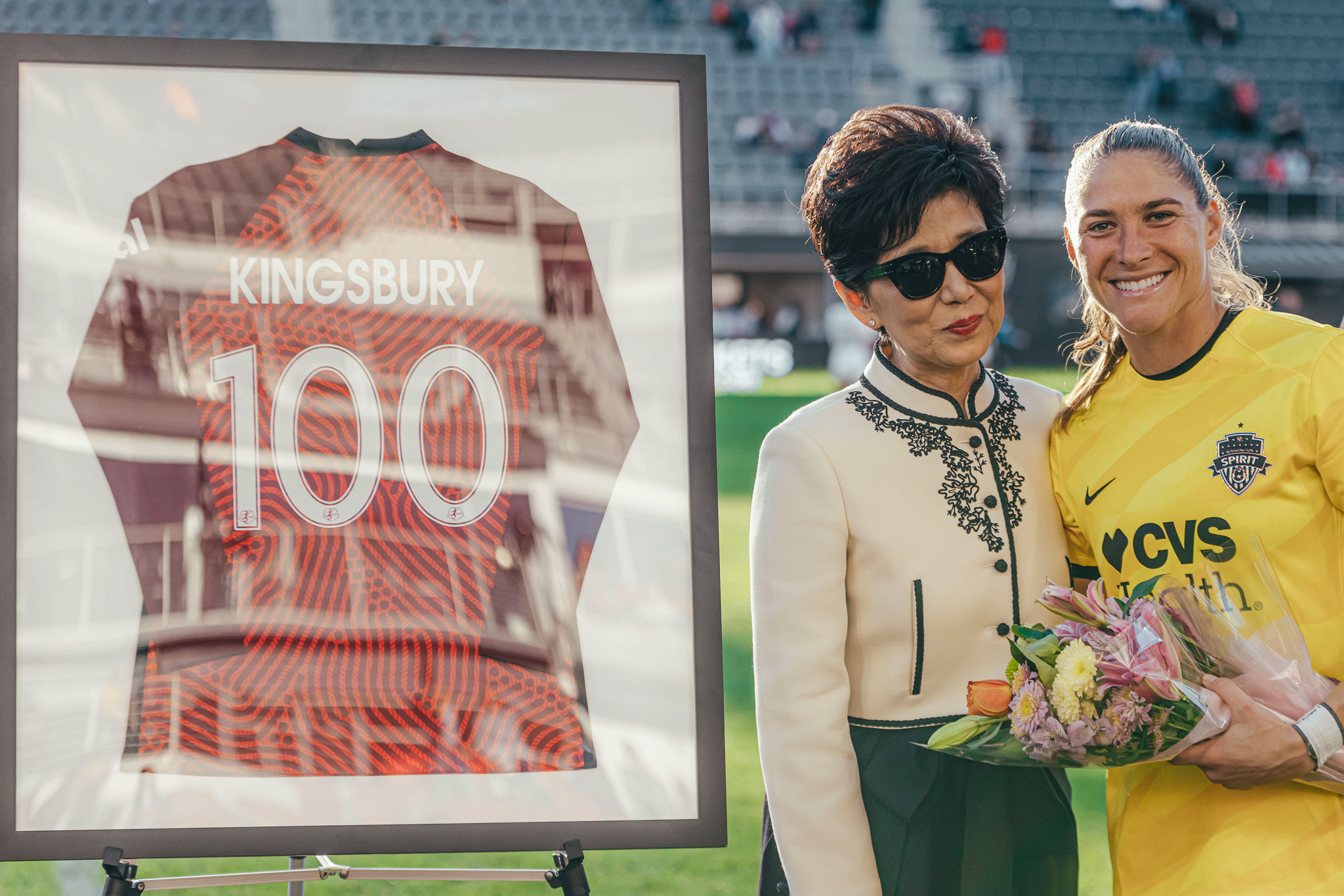 Washington Spirit Goalkeeper Aubrey Kingsbury Reaches Career Milestone with 100th NWSL Regular Season Appearance   Featured Image