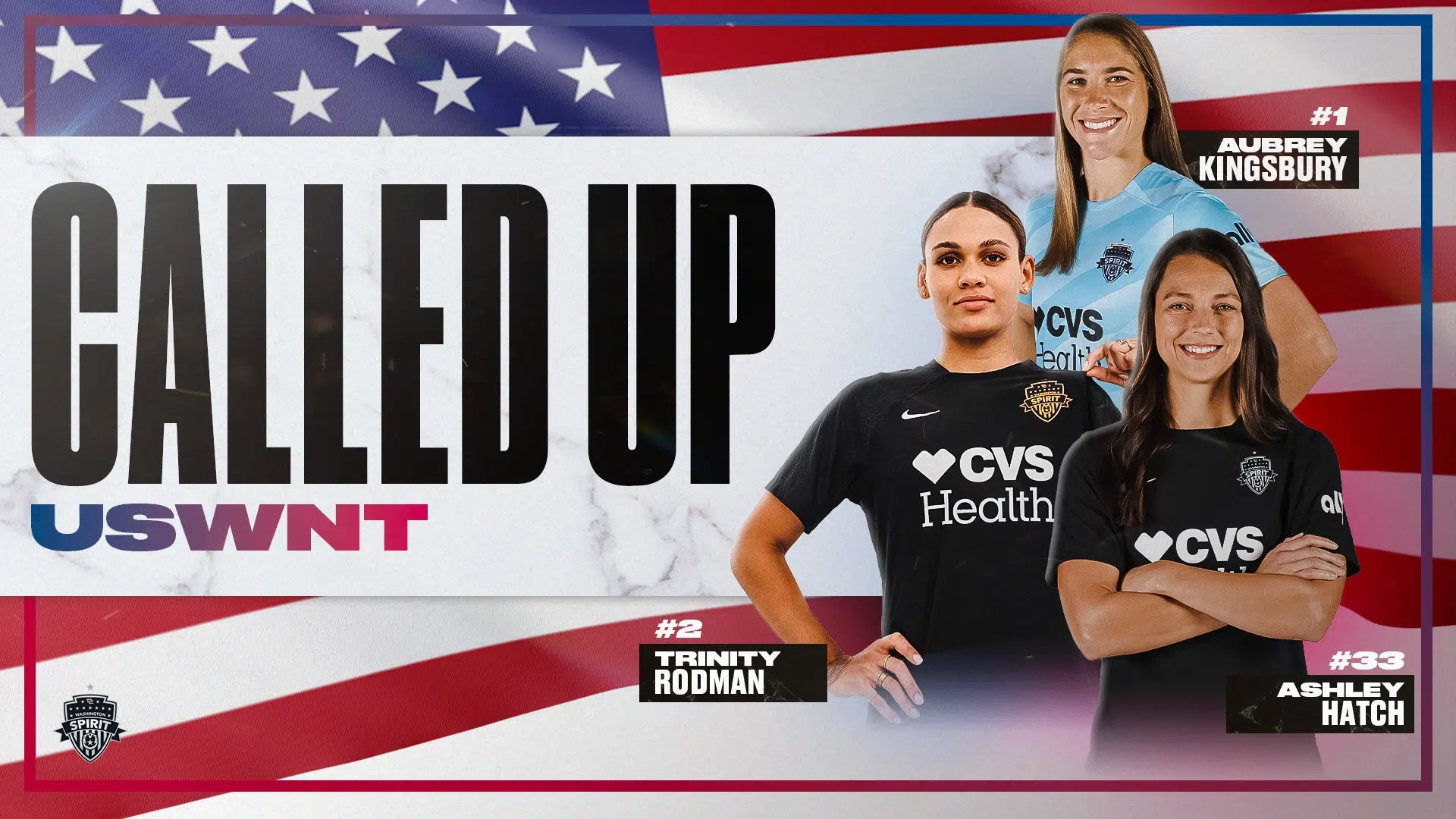 Three Spirit Players Called Up to USWNT for Two December Friendly Matches Featured Image