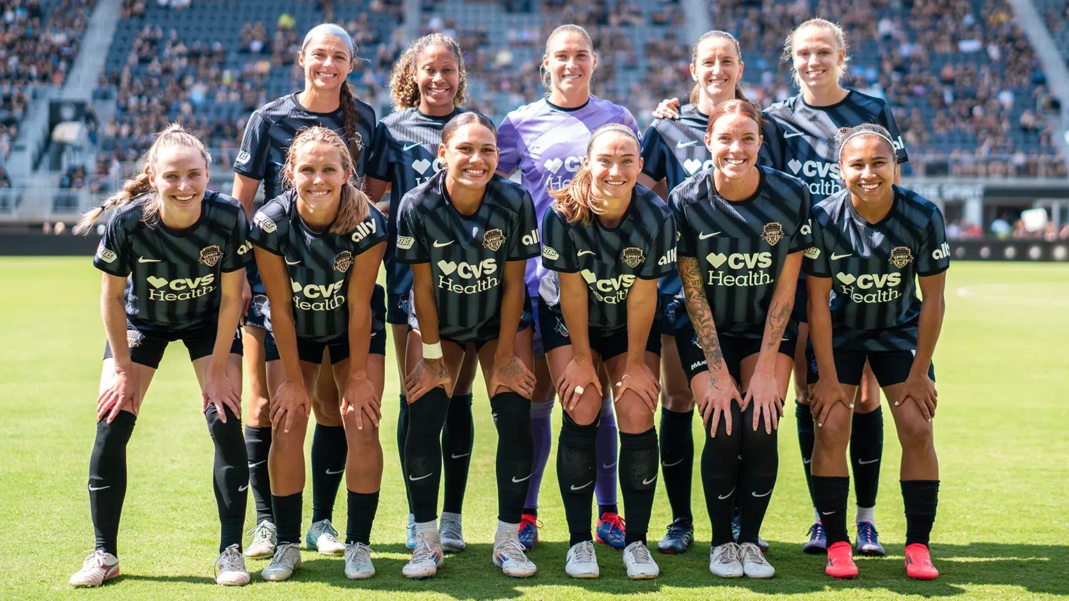 The starting XI for the Washington Spirit.