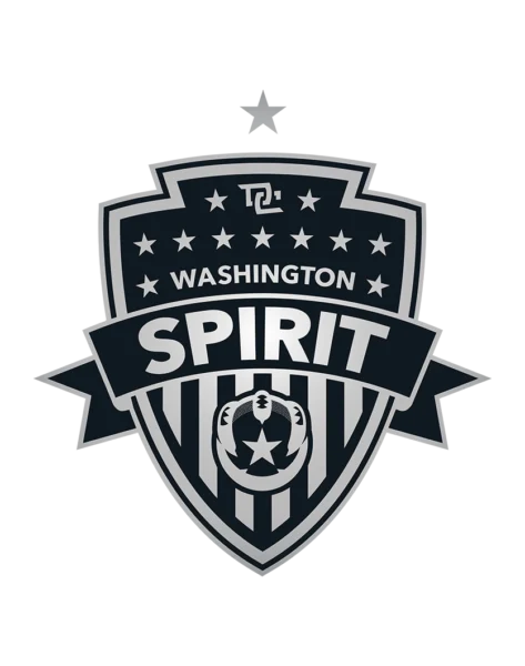 Washington Spirit black and chrome crest.
