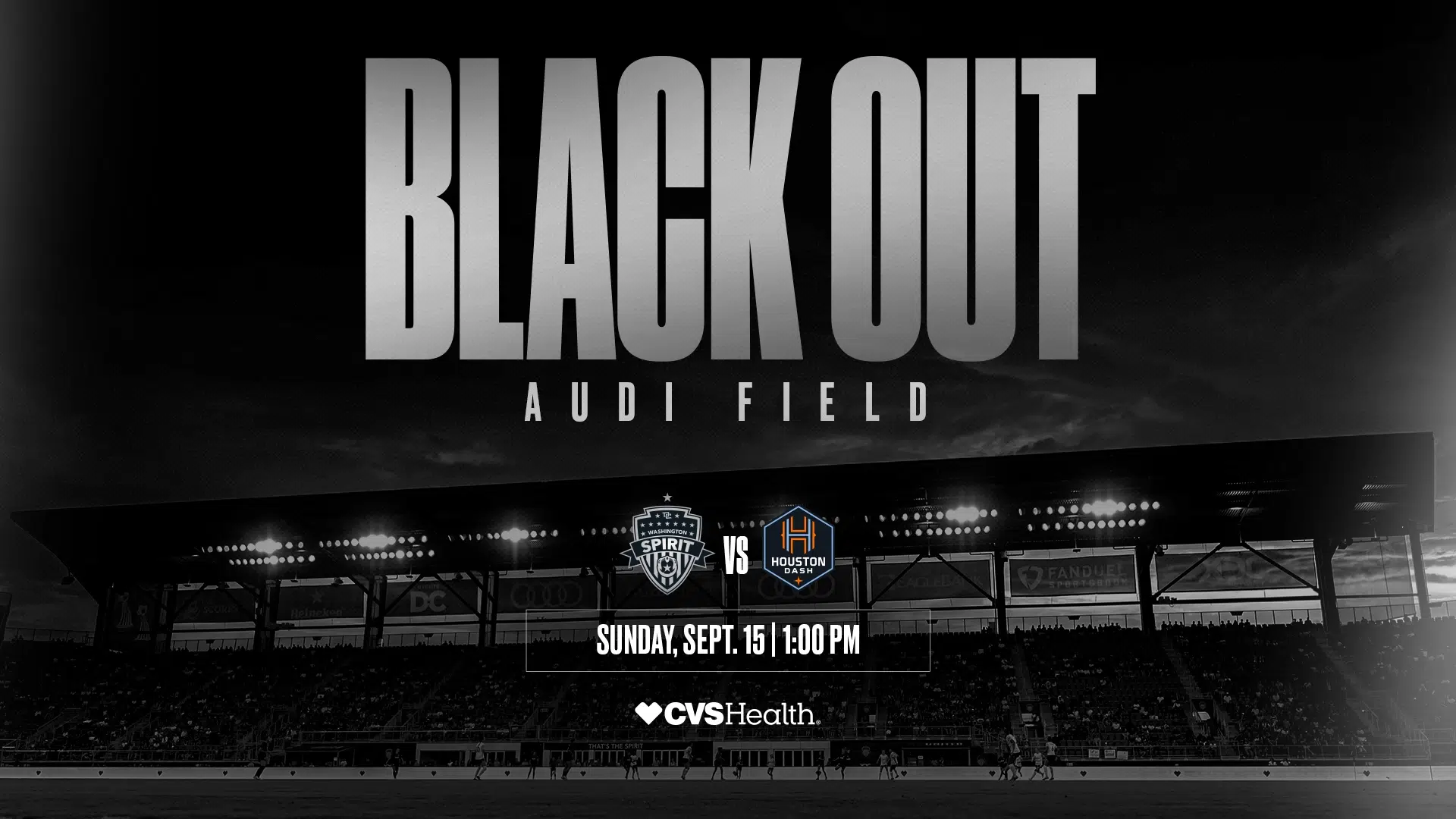 BLACK OUT AUDI: Spirit Looks to Clinch Playoff Berth on CVS Health Day Featured Image