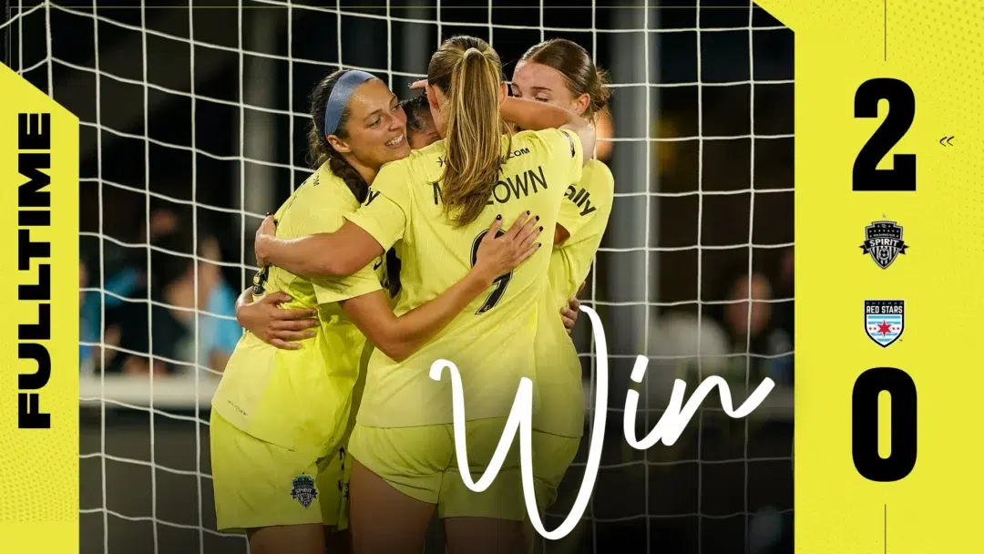 Win: Spirit - 2, Chicago - 0