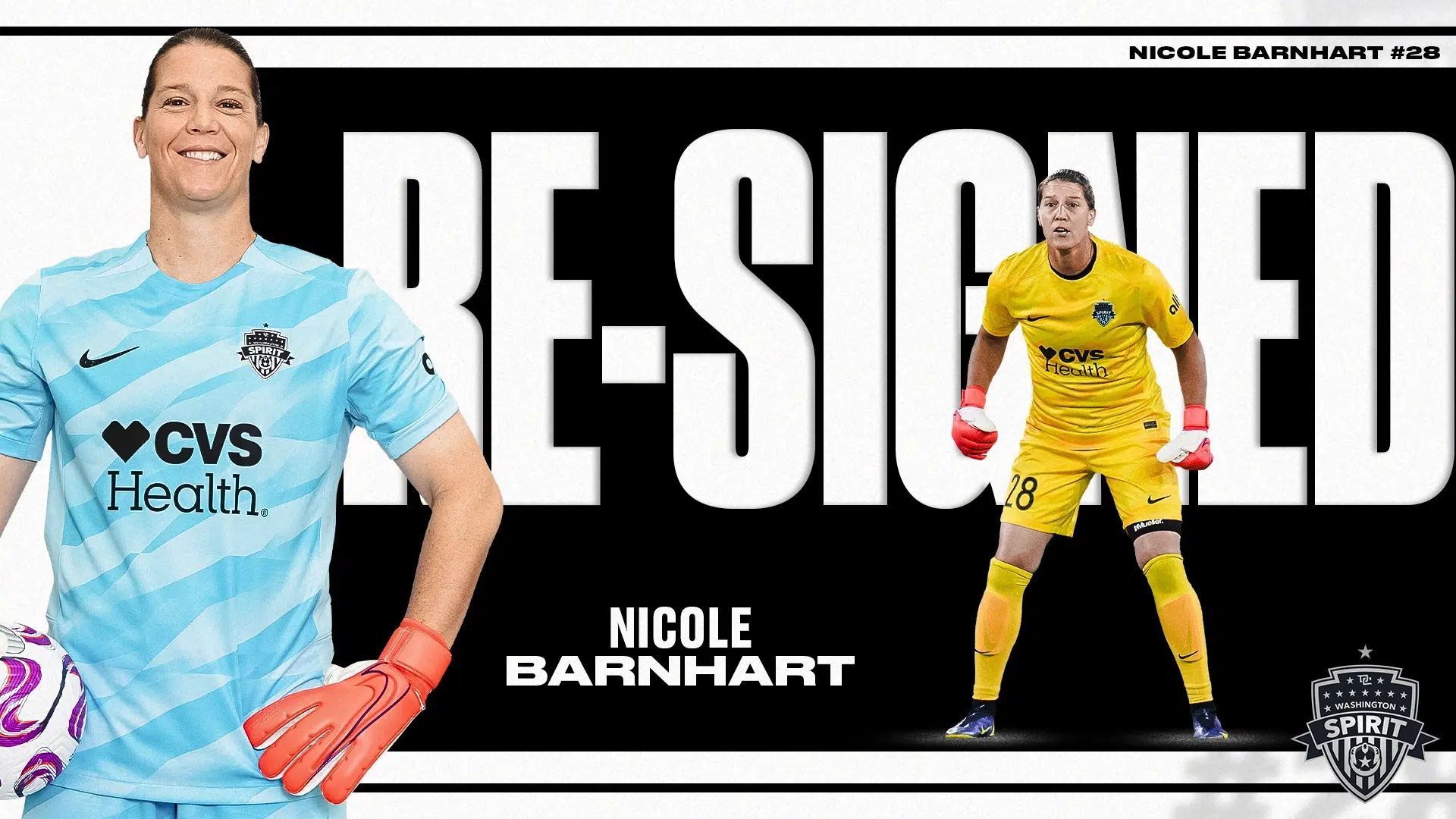 Washington Spirit Signs Goalkeeper Nicole Barnhart to New Contract Featured Image