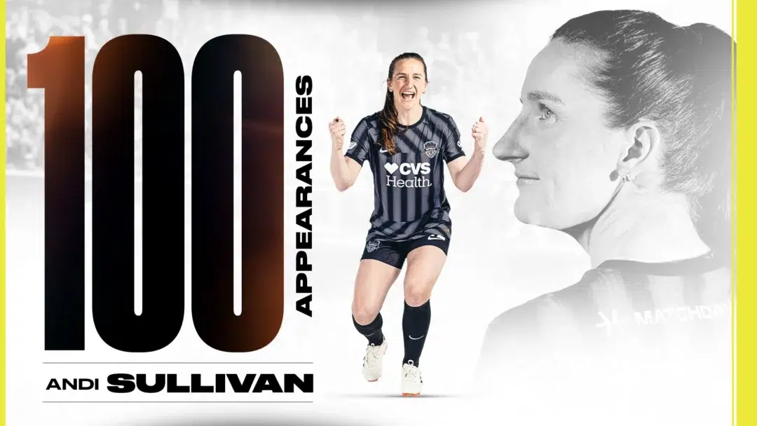 Andi Sullivan 100 appearances.
