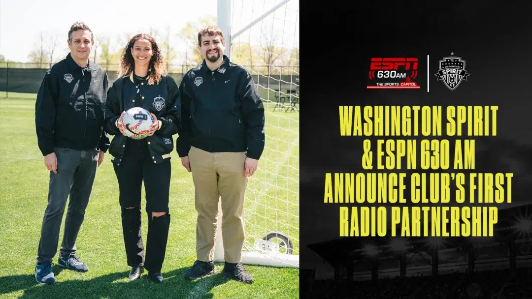 Washington Spirit & ESPN 630 AM Announce Club's First Radio Partnership