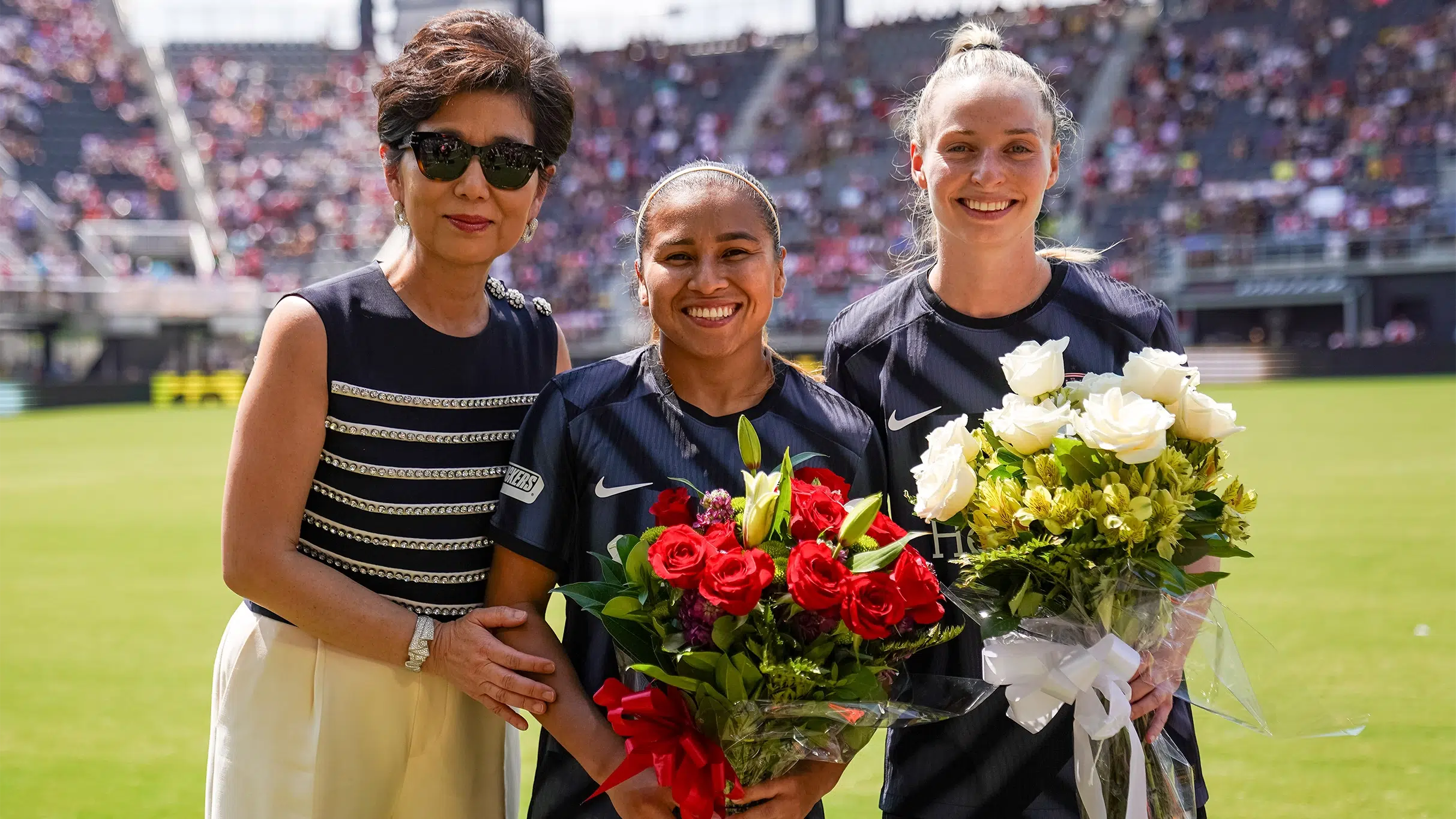 Michele Kang, Leicy Santos, and Gabby Carle.