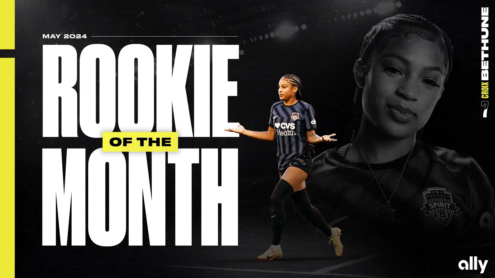 Croix Bethune: Rookie of the Month for May.