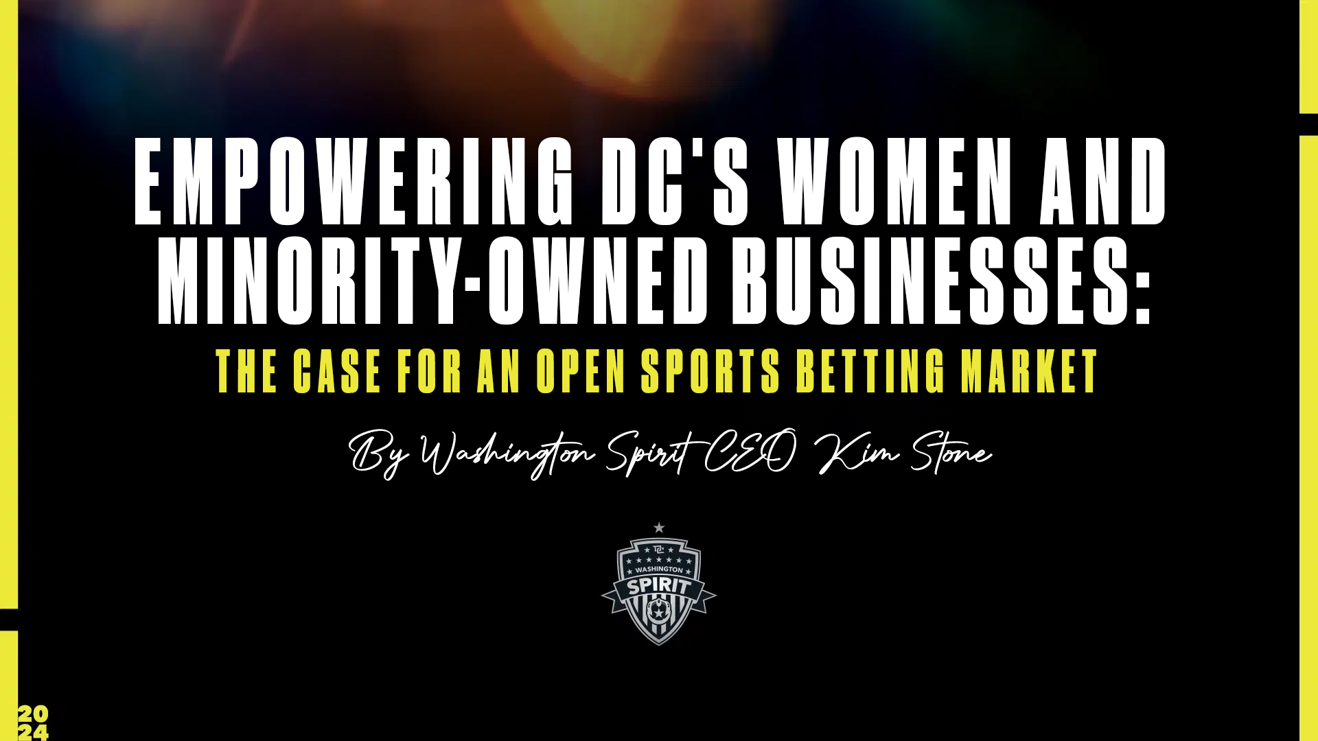 Empowering DC’s Women and Minority-Owned Businesses: The Case for an Open Sports Betting Market