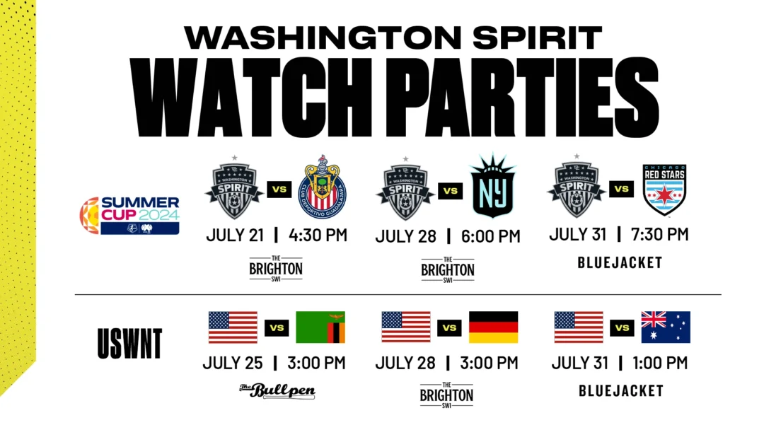 Watch Parties: Summer Cup & Olympics.