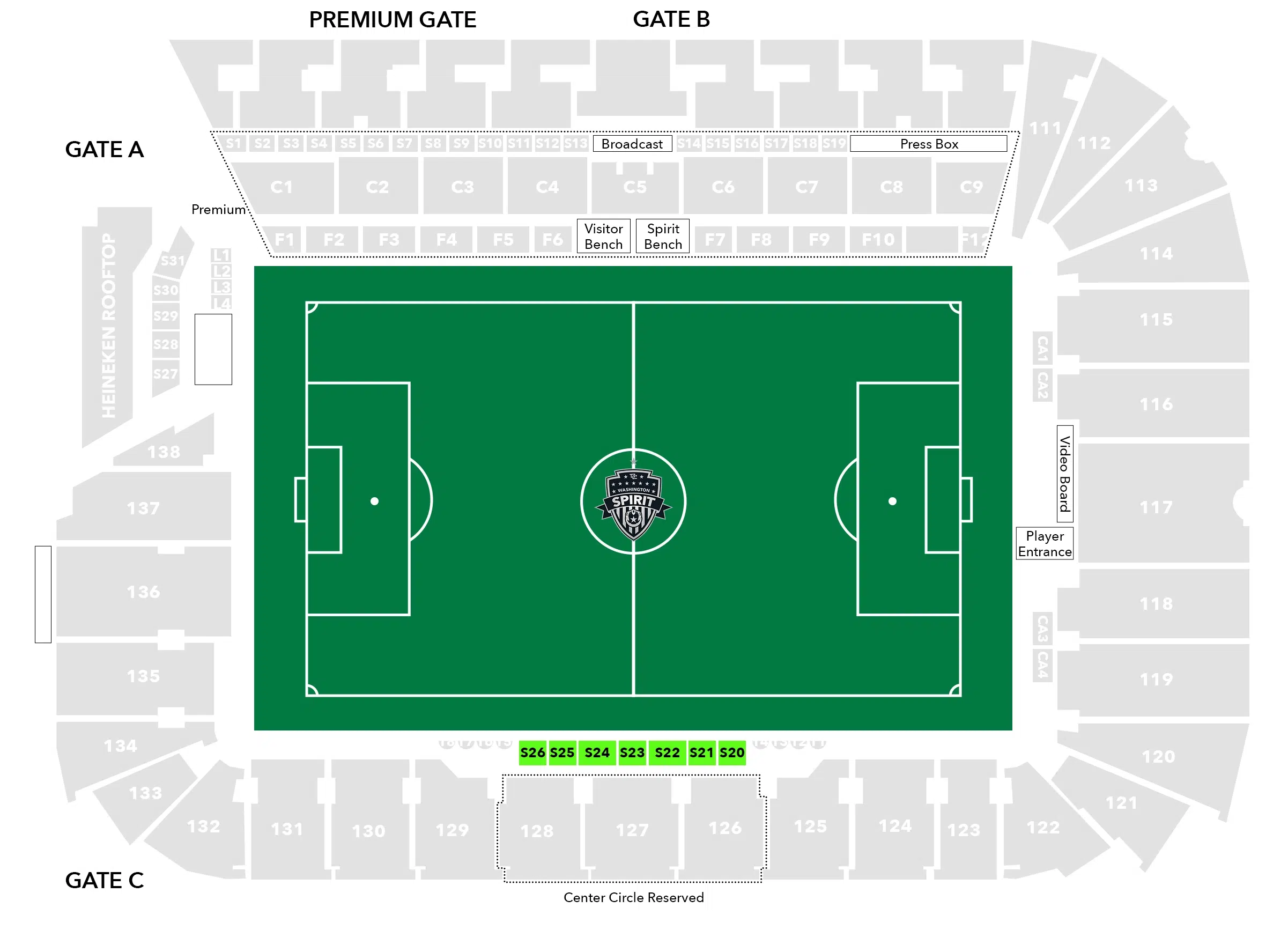 Field Suites Audi Stadium Seating Chart Image