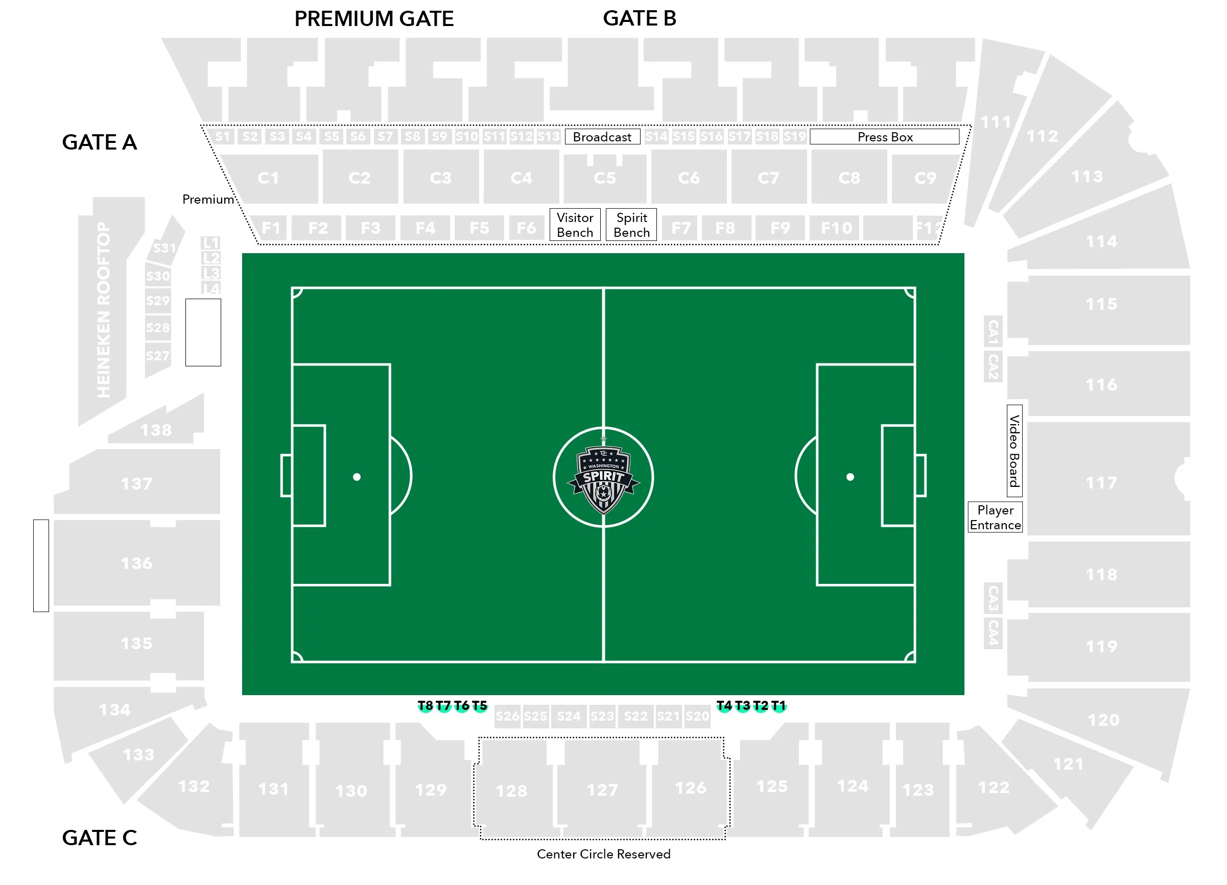 Field Table Audi Stadium Seating Chart Image