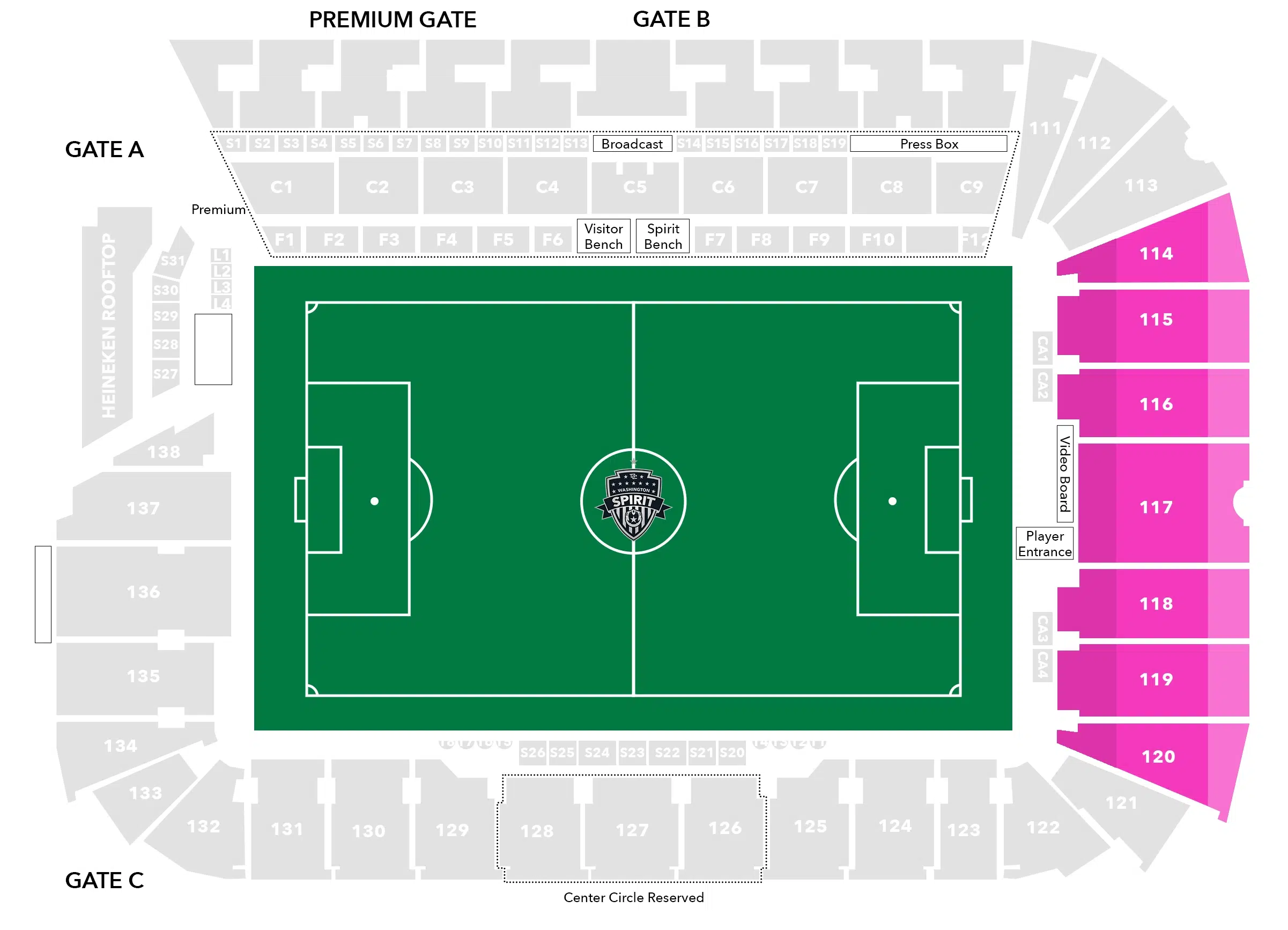 Endline Audi Stadium Seating Chart Image