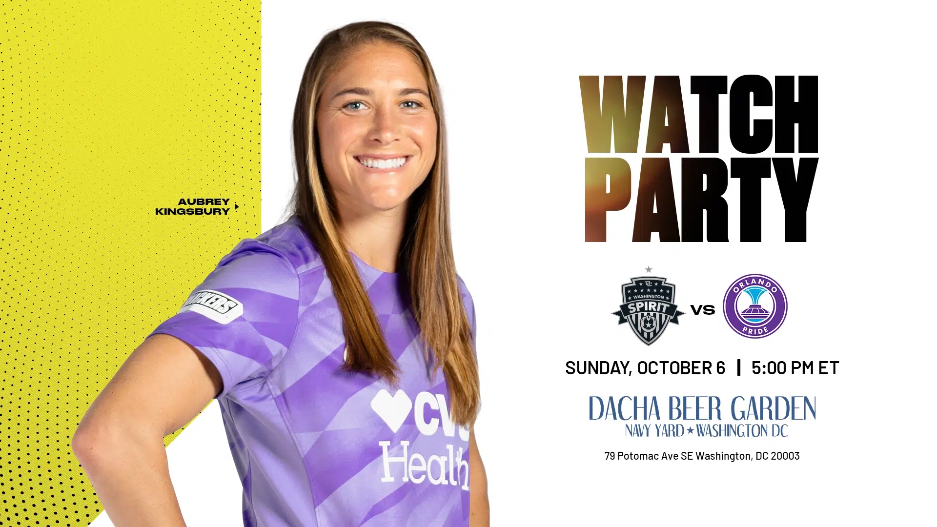 Join Us at Dacha Beer Garden to watch the Washington Spirit vs. Orlando Pride Featured Image