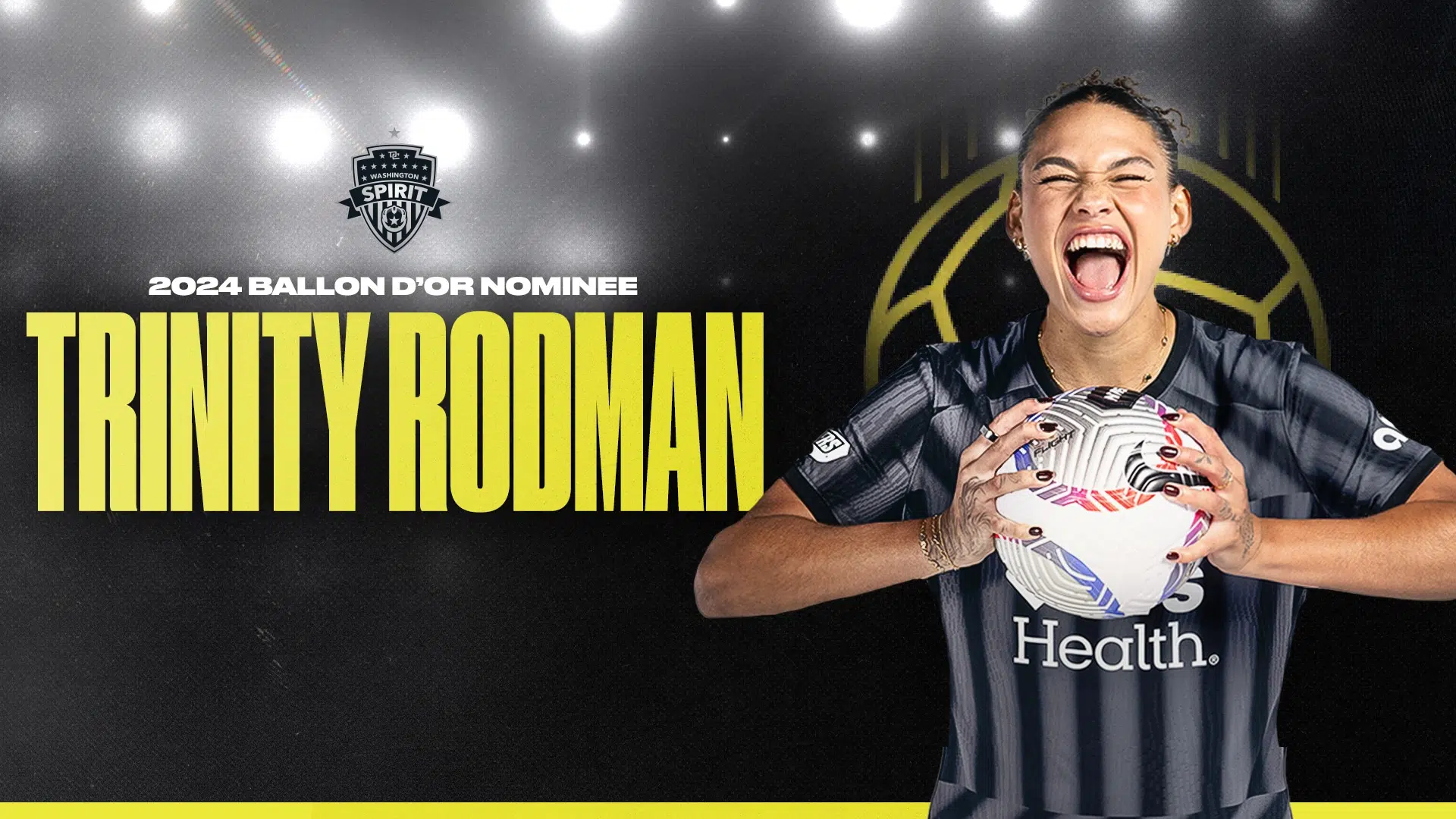 Washington Spirit Star Trinity Rodman Nominated for 2024 Ballon d’Or Féminin Featured Image