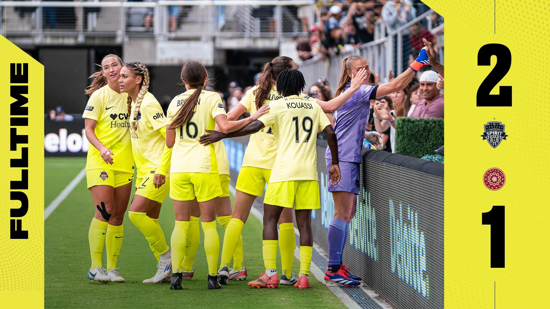 Full Time: Spirit - 2, Thorns - 1