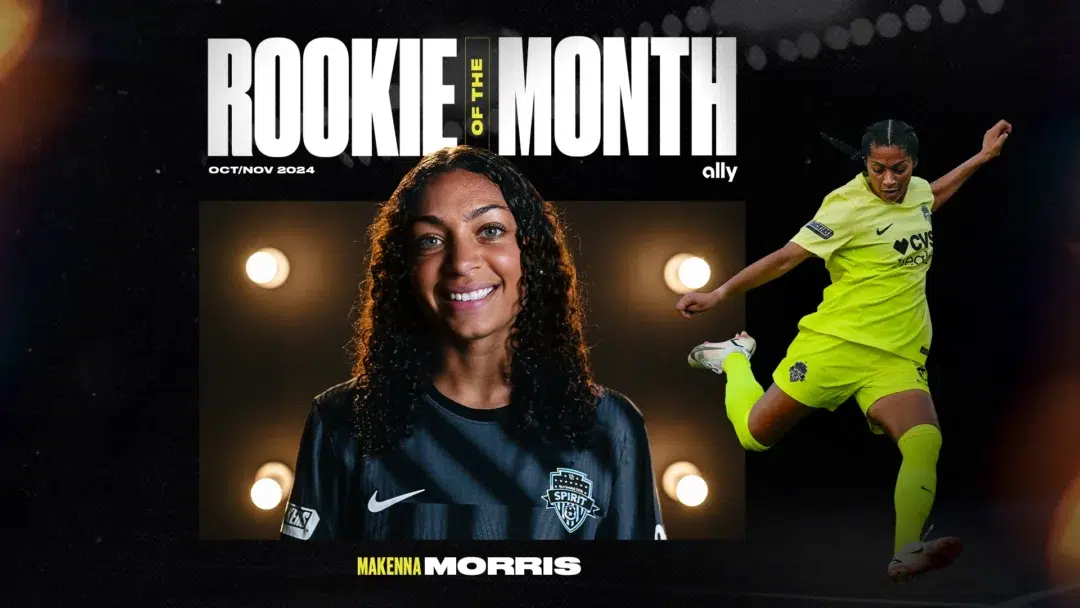 Rookie of the Month: Makenna Morris.