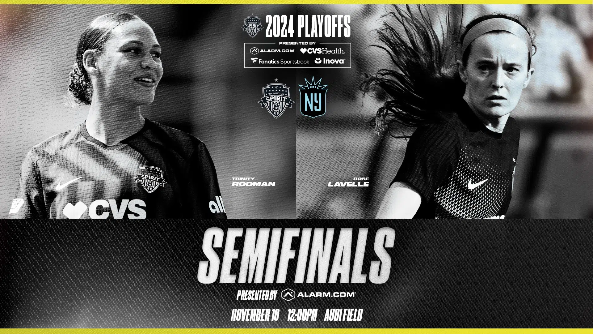 Playoff Preview: Spirit and Gotham FC Meet at Sold Out Audi Field with NWSL Championship Berth on the Line Featured Image