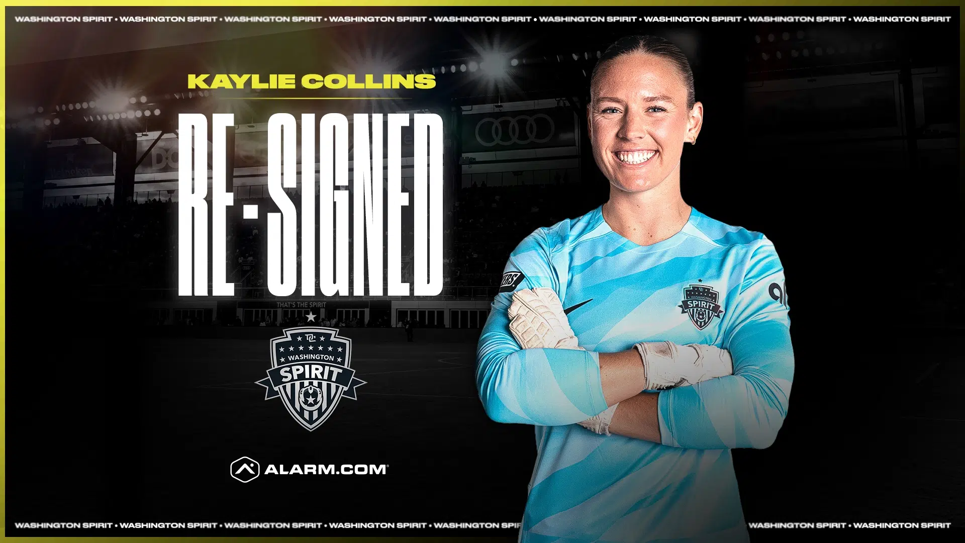 Washington Spirit Signs Goalkeeper Kaylie Collins to New One-Year Contract Featured Image