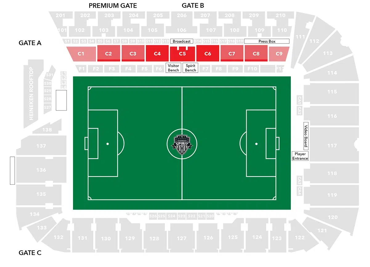 Club Level Seats Audi Stadium Seating Chart Image