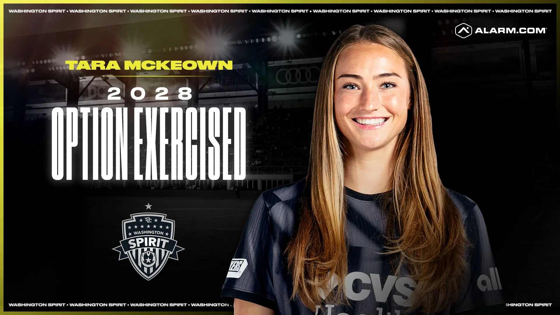 Washington Spirit and Star Defender Tara McKeown Exercise Mutual 2028 Option Featured Image