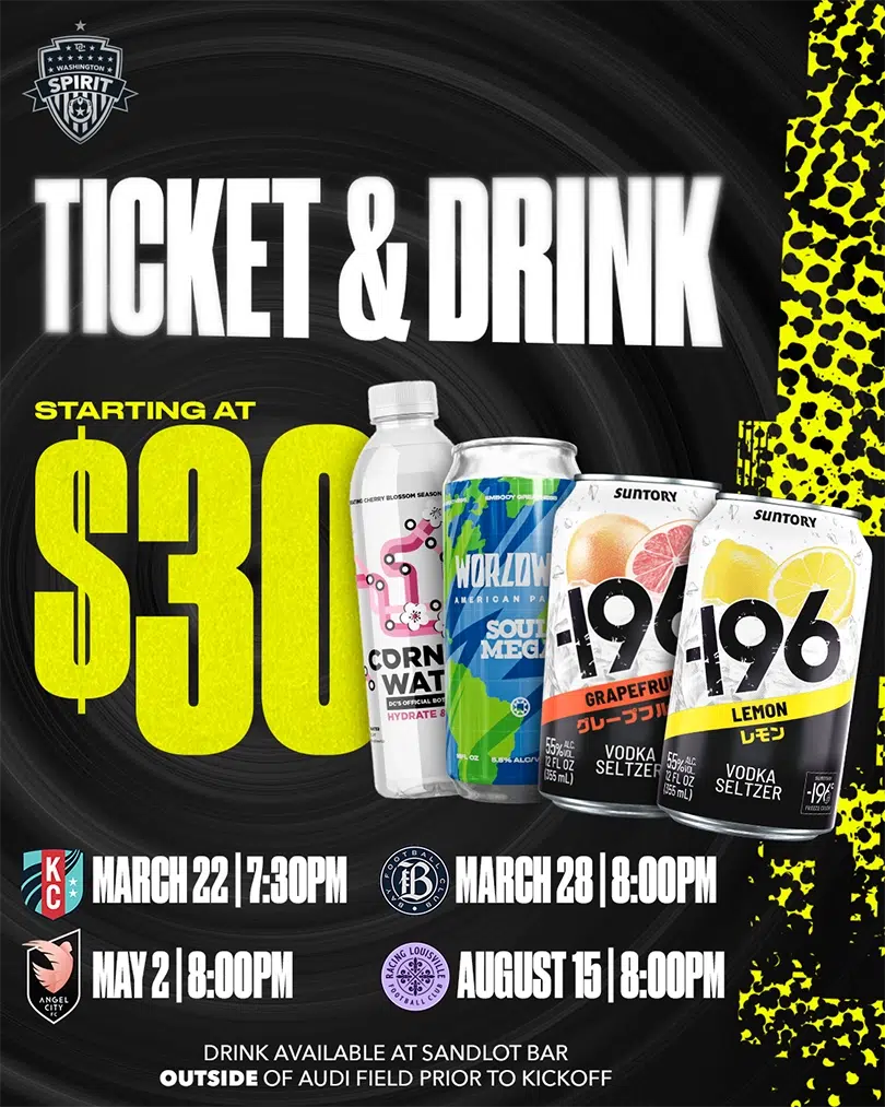 Ticket & Drink starting at $30