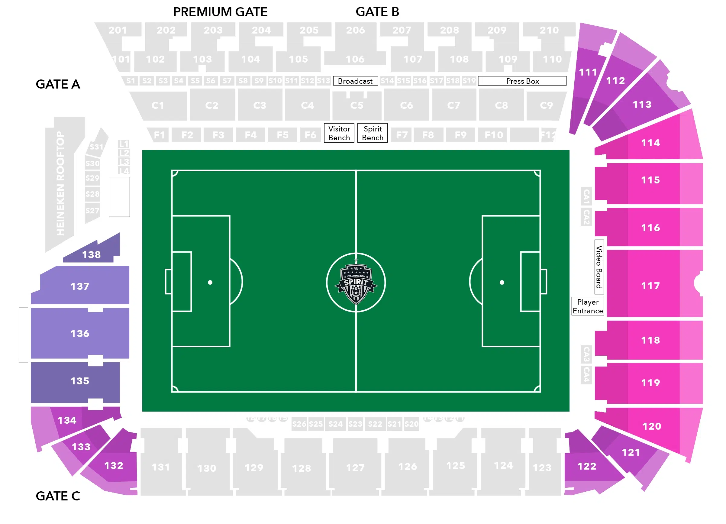 Audi Field Map