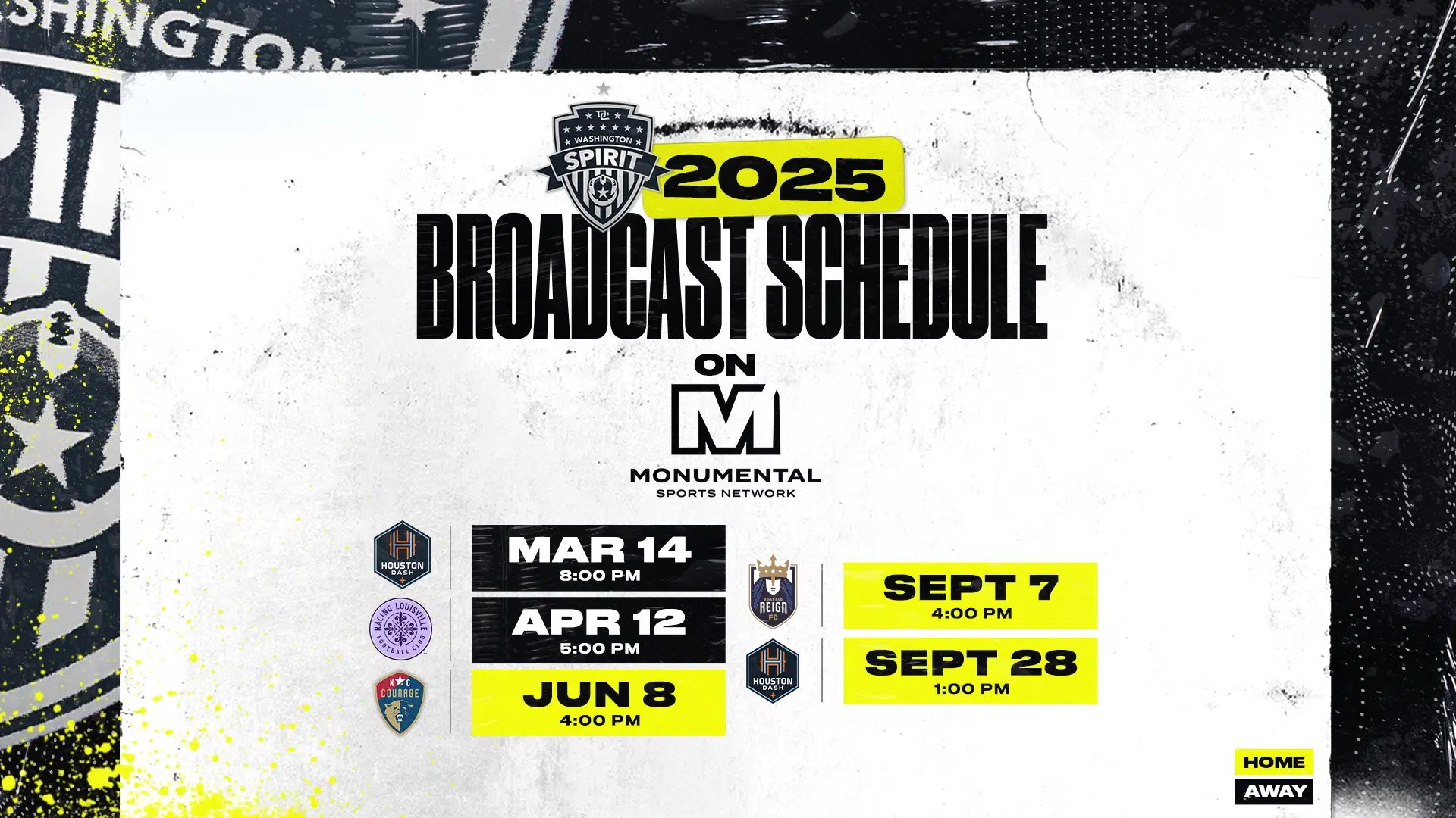 Monumental Sports Network To Broadcast Washington Spirit Matches in 2025