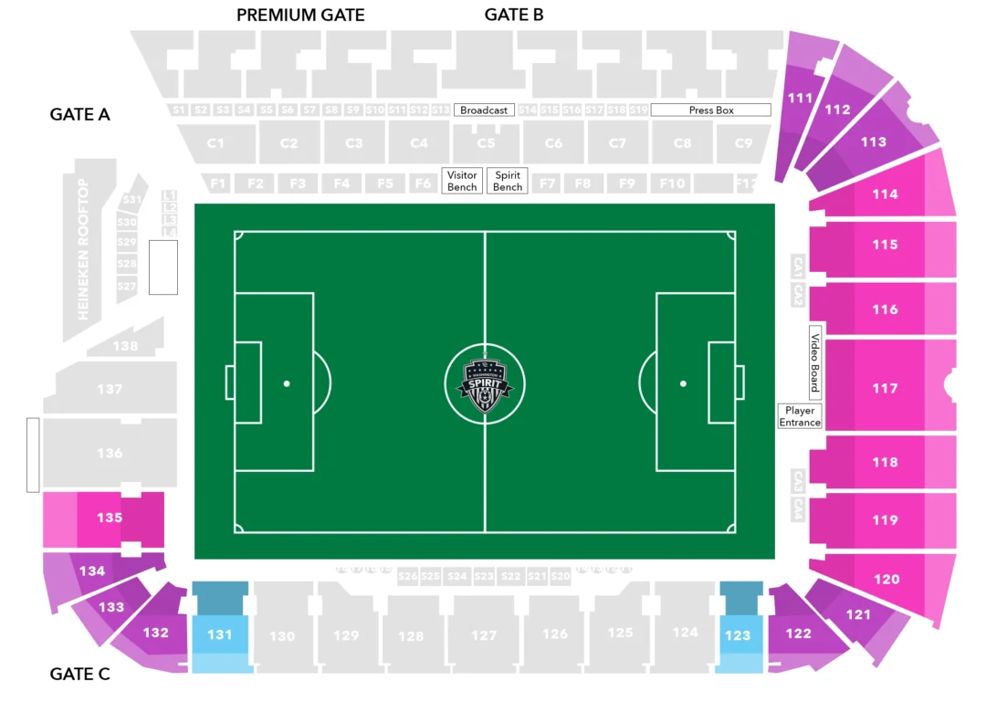 Audi Field map