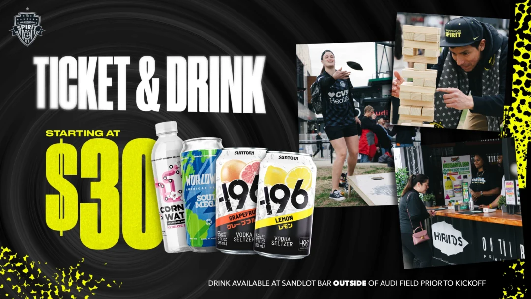 Ticket & Drink starting at $30.
