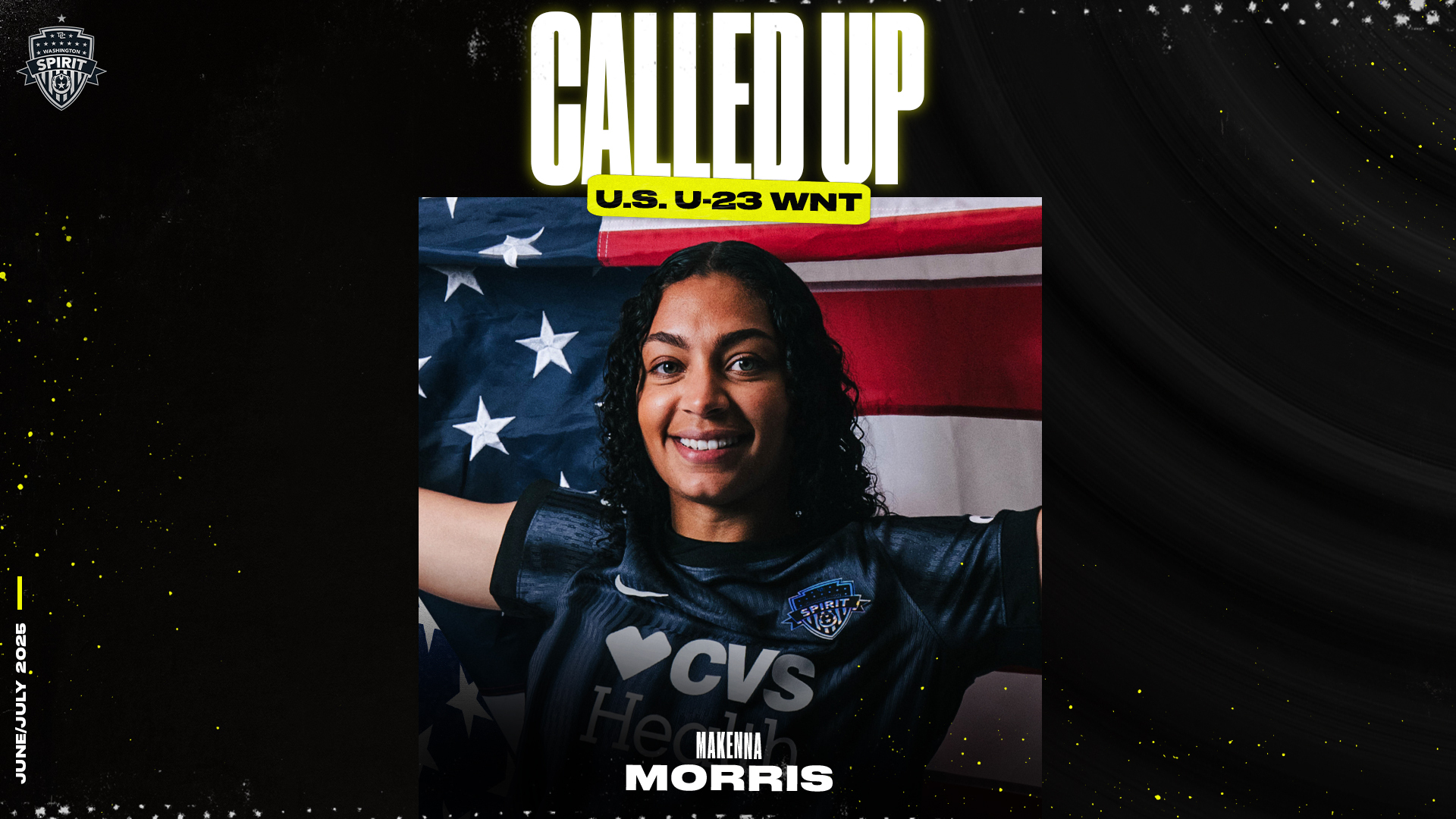 Washington Spirit’s Makenna Morris Called Up to U.S. Under-23 Women’s National Team Featured Image