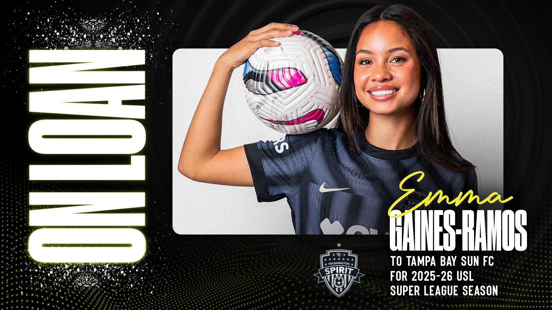 Washington Spirit Loans Emma Gaines-Ramos to Tampa Bay Sun FC Featured Image