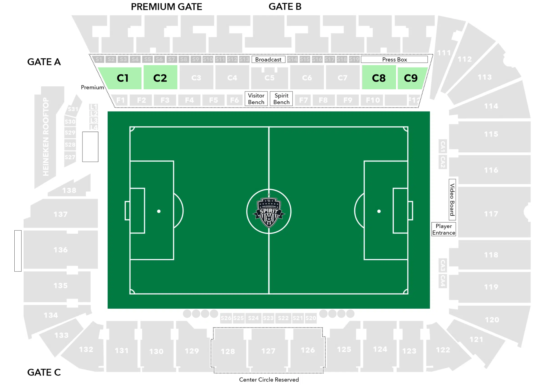 Club 3  Audi Stadium Seating Chart Image