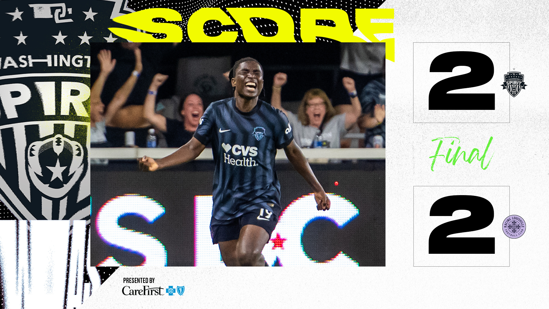 Recap: Spirit saves draw against Louisville with another late goal Featured Image