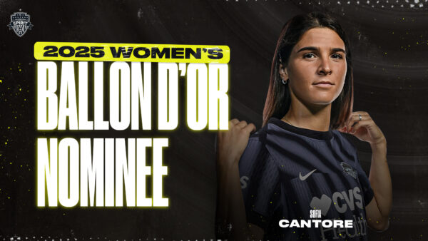 Washington Spirit Forward Sofia Cantore Nominated for 2025 Ballon d’Or Féminin