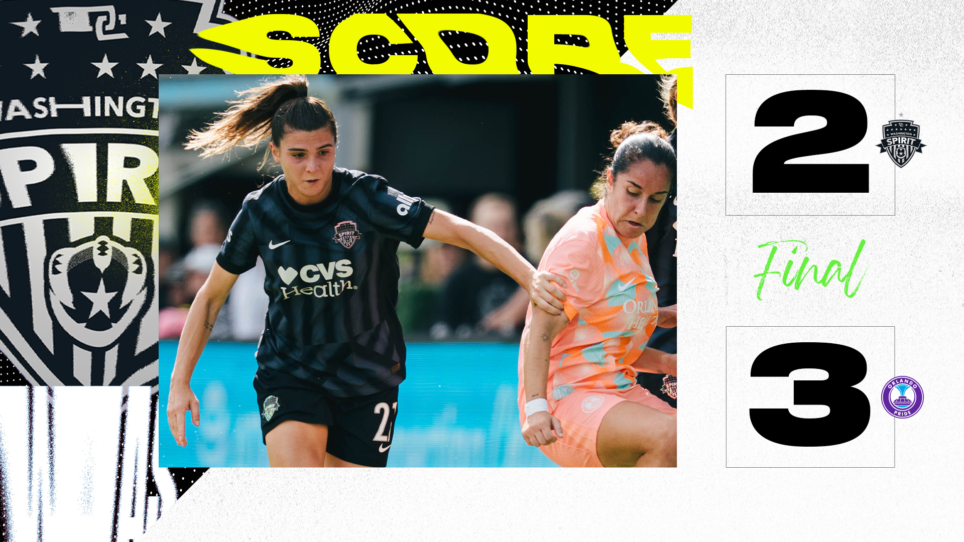 Recap: Spirit Drops First Match in Four Months, Falls to Orlando 3-2 Featured Image