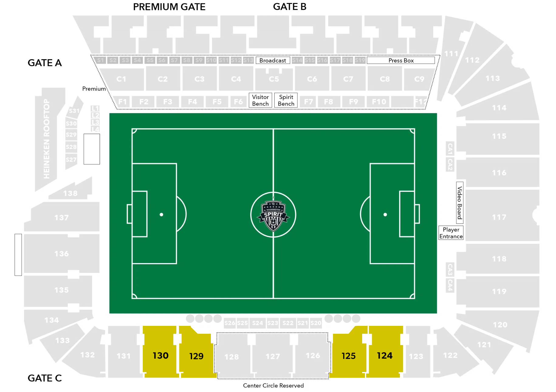 West Sideline Audi Stadium Seating Chart Image