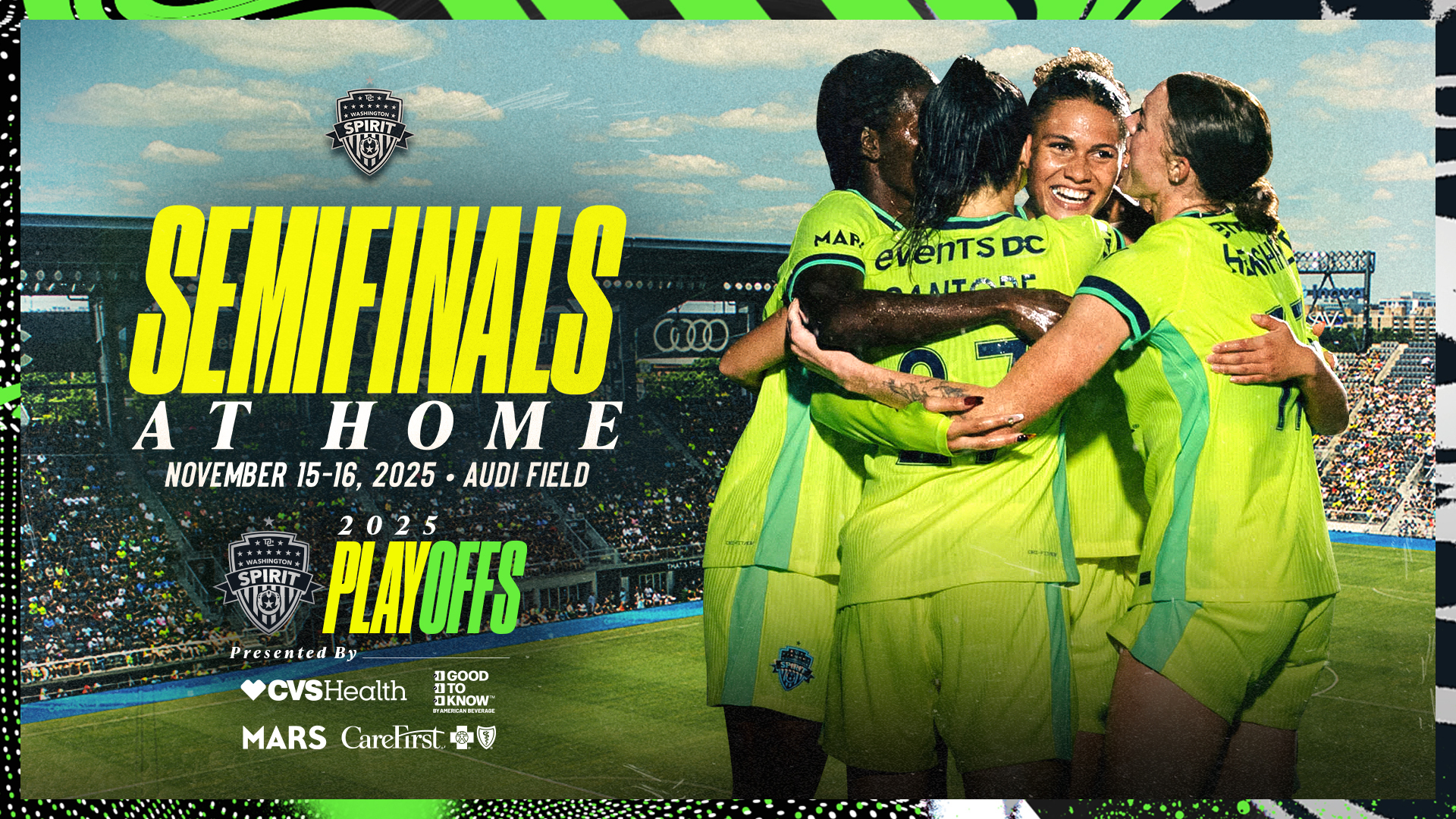 Washington Spirit to Host Semifinal Match at Audi Field Next Weekend Featured Image