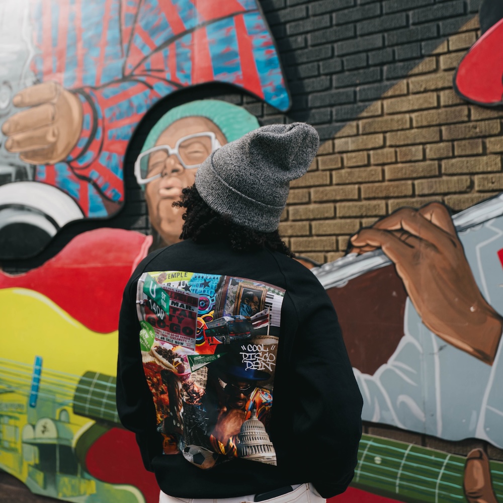 Black History Month Chocolate City Collage Crewneck