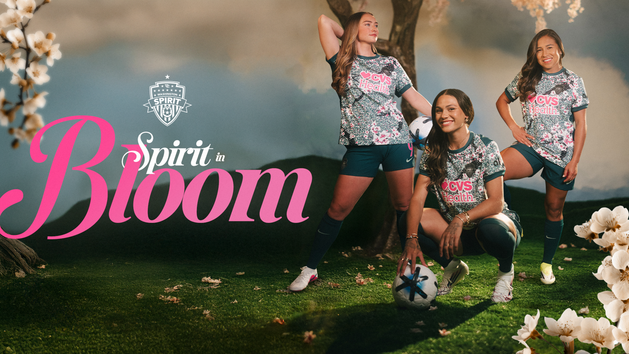 Washington Spirit Unveils New ‘Spirit in Bloom’ Kit Ahead of 2026 Season Featured Image