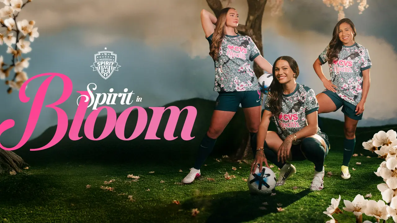 Washington Spirit Unveils New ‘Spirit in Bloom’ Kit Ahead of 2026 Season Featured Image