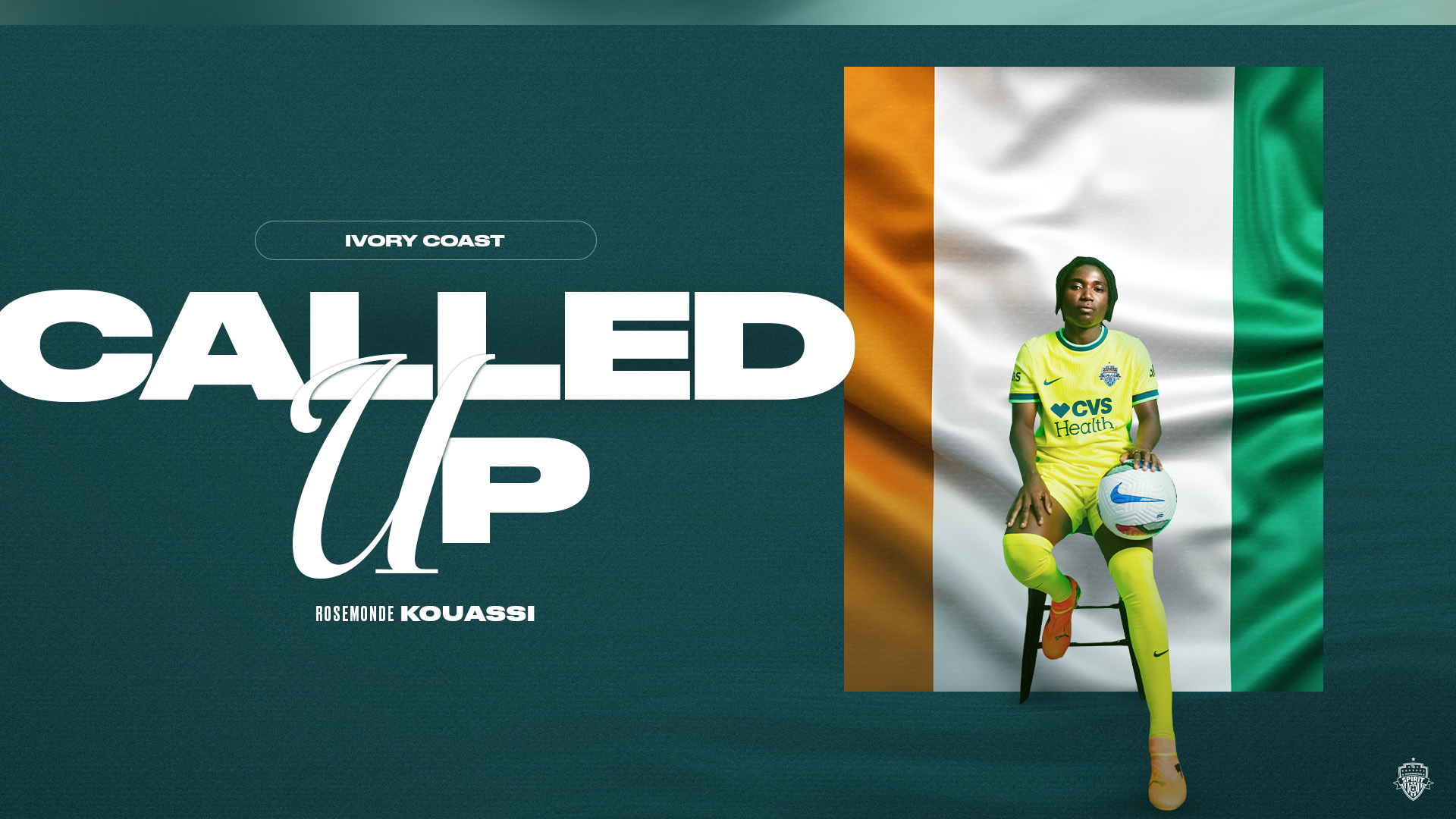 Washington Spirit Forward Rosemonde Kouassi Called Up to Ivory Coast Women’s National Team Featured Image