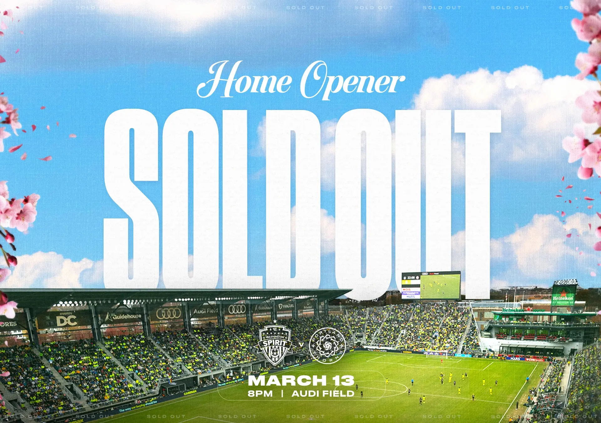 Washington Spirit Sells Out Home Opener in Fastest Selling Regular Season Match in Club History Featured Image