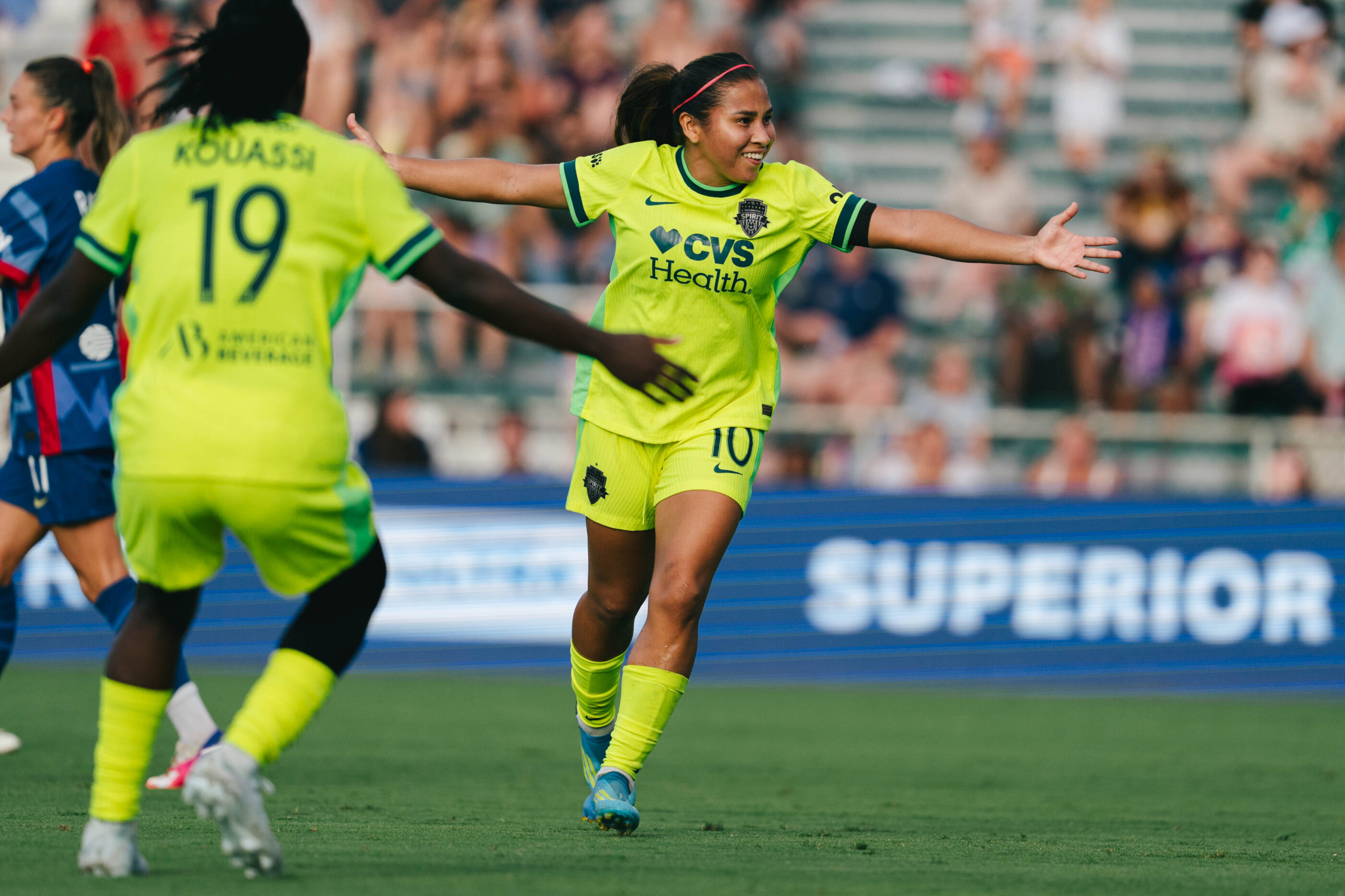 Washington Spirit’s Leicy Santos and Tara Rudd Earn Goal and Assist of the Week Featured Image