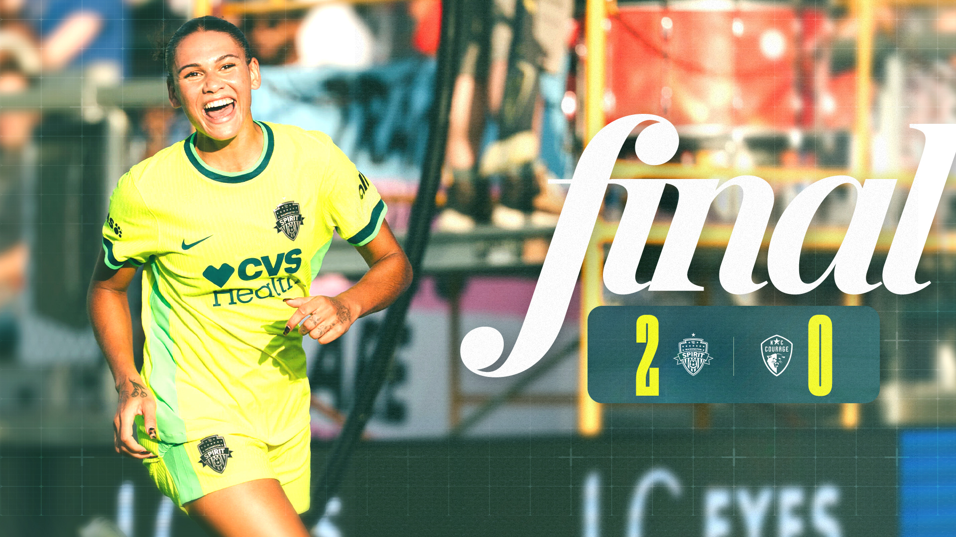 Recap: Spirit Blanks Courage 2-0 for Eighth Win in Last Nine League Matches Featured Image