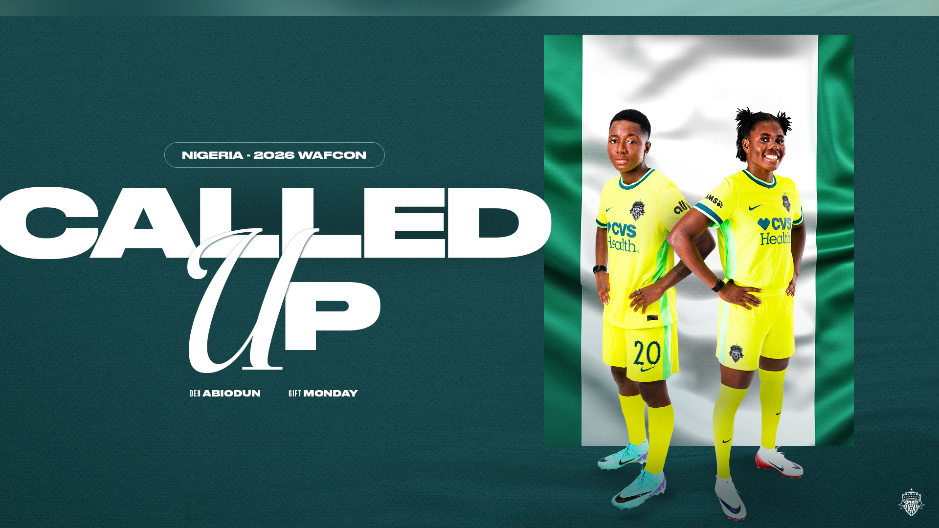 Washington Spirit Duo Named to Nigeria Roster for 2026 Women’s Africa Cup of Nations Featured Image