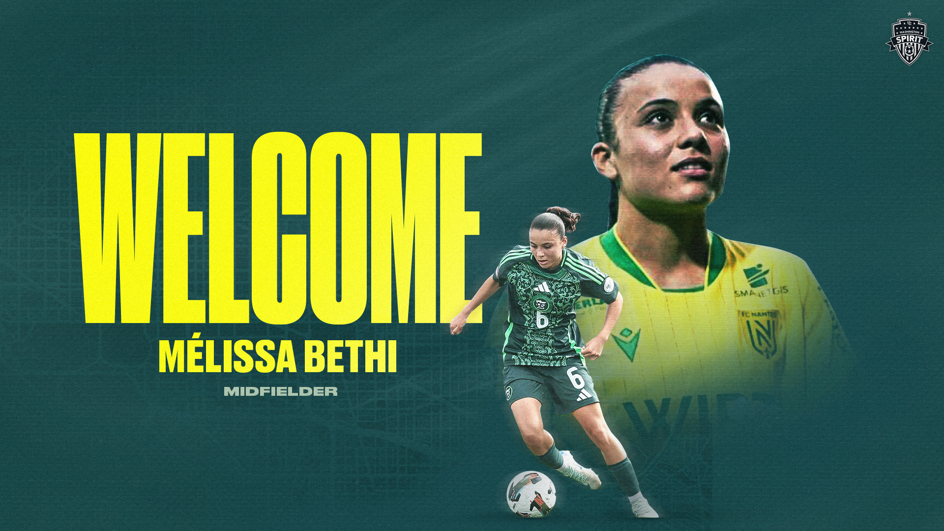 Washington Spirit Signs Midfielder Mélissa Bethi Featured Image