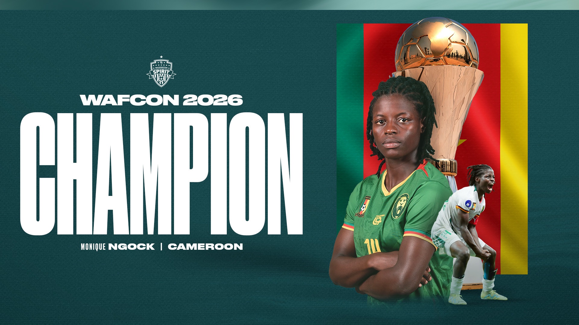 Washington Spirit’s Monique Ngock and Cameroon Win 2026 Women’s Africa Cup of Nations Featured Image