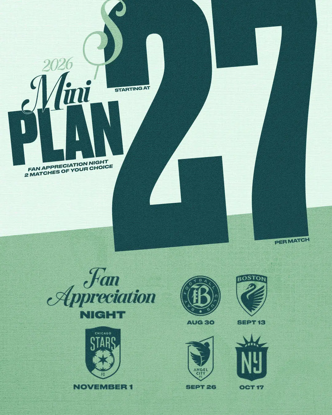 Mini Plans graphic of games days
