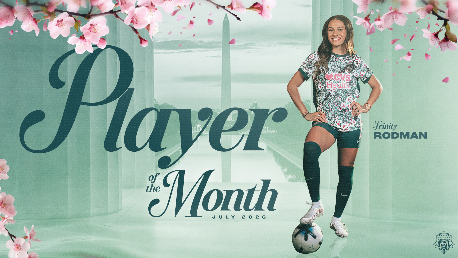 Washington Spirit Star Trinity Rodman Named NWSL Player of the Month Featured Image