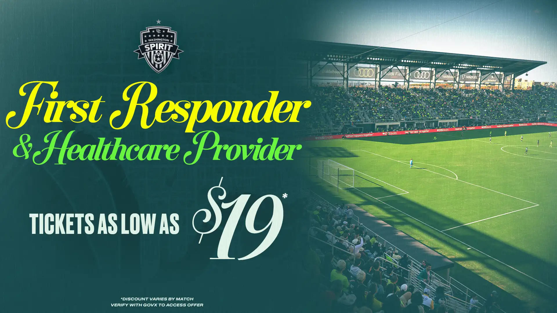 First responder discount graphic